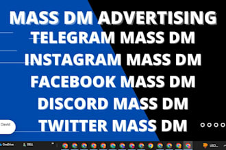 do discord mass dm, telegram dms, nft promotion, ig mass dm, twitter dms, fb dms