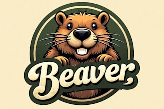 design high quality beaver logo for you in just two days