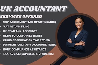 handle your UK vat returns, company accounts, tax filings