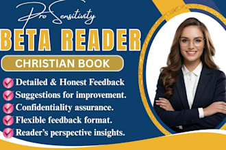 beta read christian ebook book or devotional  sermons prayer journals memoirs