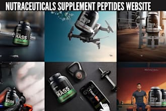 design nutraceuticals website sarms nootropics peptides woocommerce website