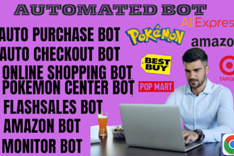 program pokemon bot,auto checkout bot, tcgplayer bot, purchase bot, carting bot