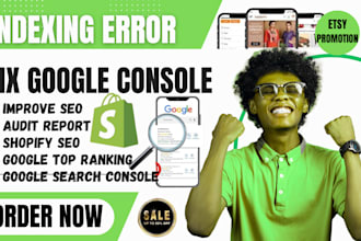 fix google indexing issues in search console and improve shopify SEO rank