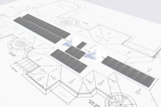 solar permit plans, pvsyst reports, 3d drafting, proposals, and stamped docs