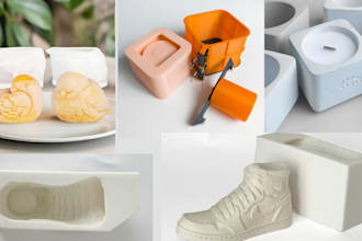 do 3d chocolate mold silicon mold plastic mold resin casting for 3d printing