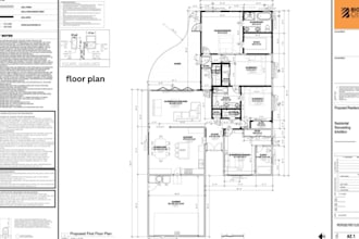 architect of city permit blueprints, adu, mep, framing plan construction drawing