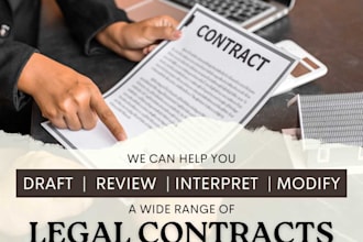 draft contracts ensure legal compliance and handle all your legal needs