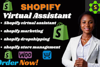 shopify virtual assistant store management  product uploading