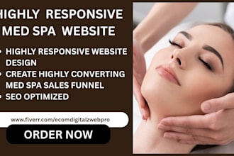 med spa website medical spa website medical aesthetics website