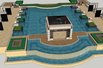 detailed 2d swimming plans with 2d layouts and 3d visualization