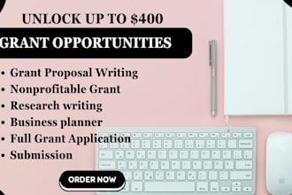 grant writing and submission, proposal, research, application, business plan