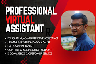 be your personal and professional virtual assistant for any administrative work