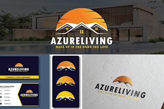 design a unique real estate logo and digital collaterals