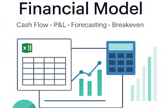 build a professional excel financial model for your business
