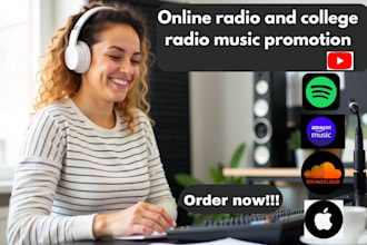 promote and submit your song to 5k active online radio and college radio station
