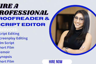 proofread, edit, format, your movie script, screenplay, tv series, script