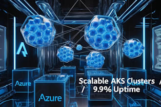 deploy and manage azure cloud, aks and devops pipelines, 24 7 support