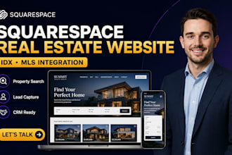 build squarespace real estate website idx mls integration squarespace website