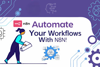 build your n8n workflow, automation and installation or make ai agent