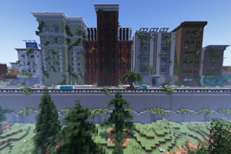 create minecraft world minecraft spawn minecraft building city landscape parkour