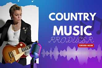 produce your rock, pop, blues, country music