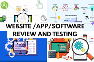 do QA testing user testing  usability testing and review your website or app