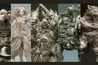 sculpt zbrush 3d miniature 3d sculpting stl files for 3d printing using zbrush
