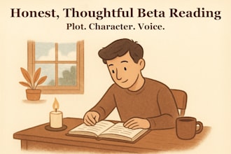 beta read your literary fiction novel and provide honest feedback