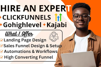 gohighlevel clickfunnels kajabi membership ebook funnel workflow automations