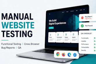 test and qa your website or app for bugs and usability