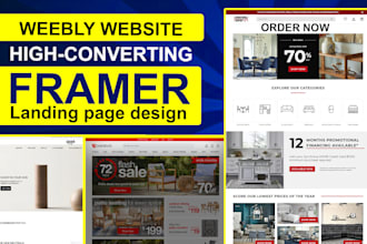 design, redesign, or migrate your weebly, wix, wordpress, or hostinger website