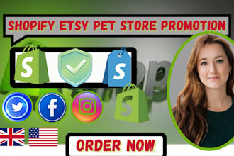 boost shopify pet store etsy store sales ecommerce marketing