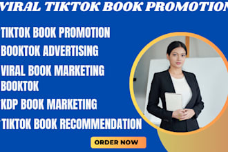 do booktok promotion amazon book tiktok ebook marketing book advertising for KDP