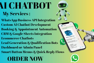 build an ai chatbot for whatsapp, website, and retail using dialogflow or openai