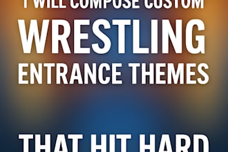 write your professional wrestling theme