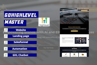 gohighlevel website sales funnel ghl landing page gohighlevel ai bot automation