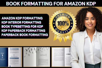 developmental book formatting for amazon kdp paperback format book typesetting