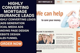 mortgage insurance website health insurance website insurance leads