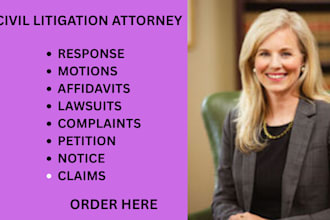 be your civil litigation attorney and help you with pro se litigation