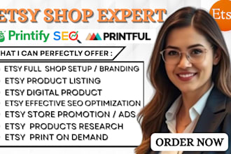 design etsy digital products etsy store setup etsy seo listing etsy pod shop