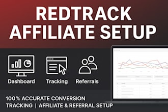 set up your redtrack affiliate tracking and referral system