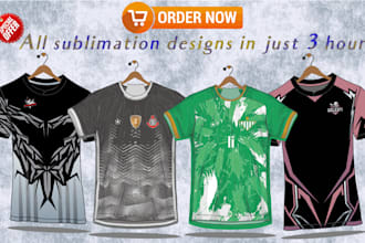 do sublimation esports, tshirt or sports jersey