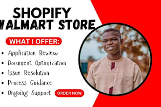 do shopify walmart account approval on seller marketplace