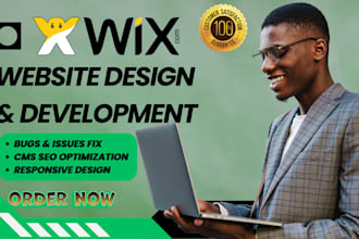fix wix website bugs, layout responsive, SEO cms issues or wix studio issues