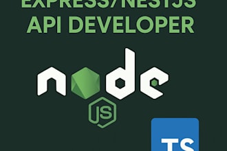 develop a nodejs restful API using typescript or nestjs or expressjs