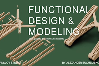 create a precise 3d model for 3d printing or cnc
