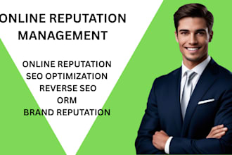 do effective online reputation management ORM, reverse SEO, rebuild brand equity