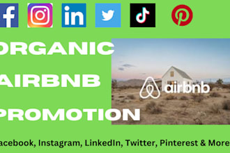 promote airbnb, booking, vrbo listing with advance marketing and optimization