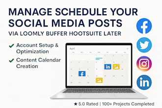 manage schedule your social media post via loomly buffer hootsuite later