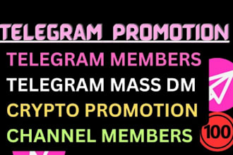 do telegram mass dm, discord mass dm, instagram mass dm crypto promotion mass dm